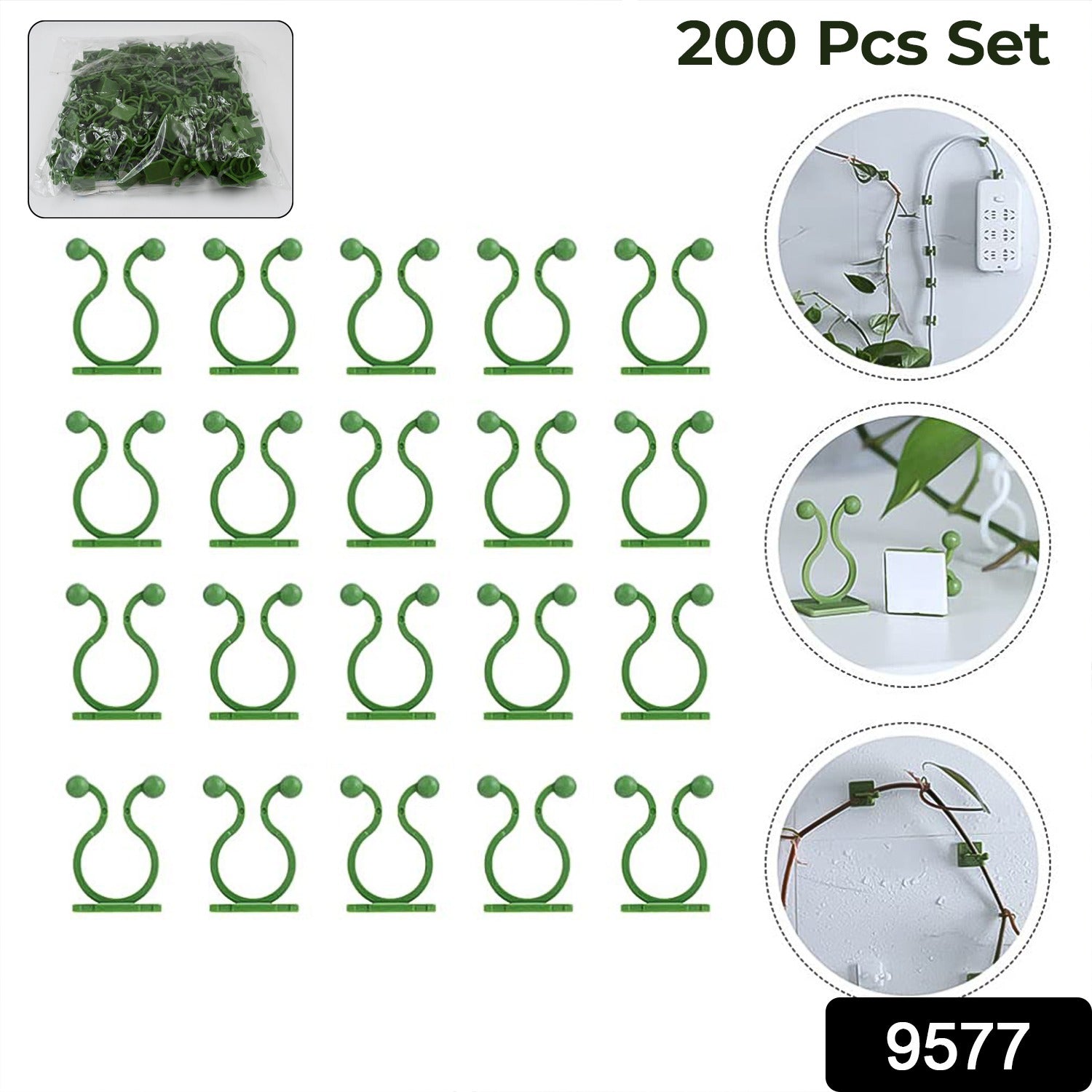 Plant Climbing Clips – Self-Adhesive Wall Support | Grow Vanta Secondary image