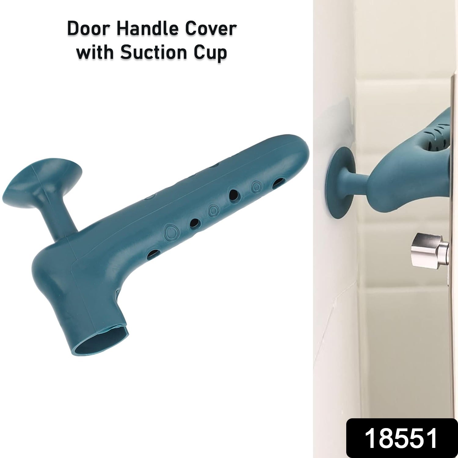Silicone Door Handle Cover – Quiet & Anti-Static Protection | Safelix Secondary image