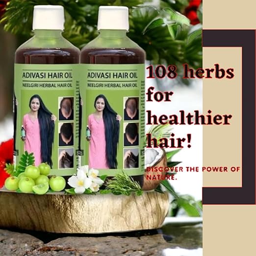Adivasi Neelgiri Herbal Hair Oil (pack of 2) Secondary image