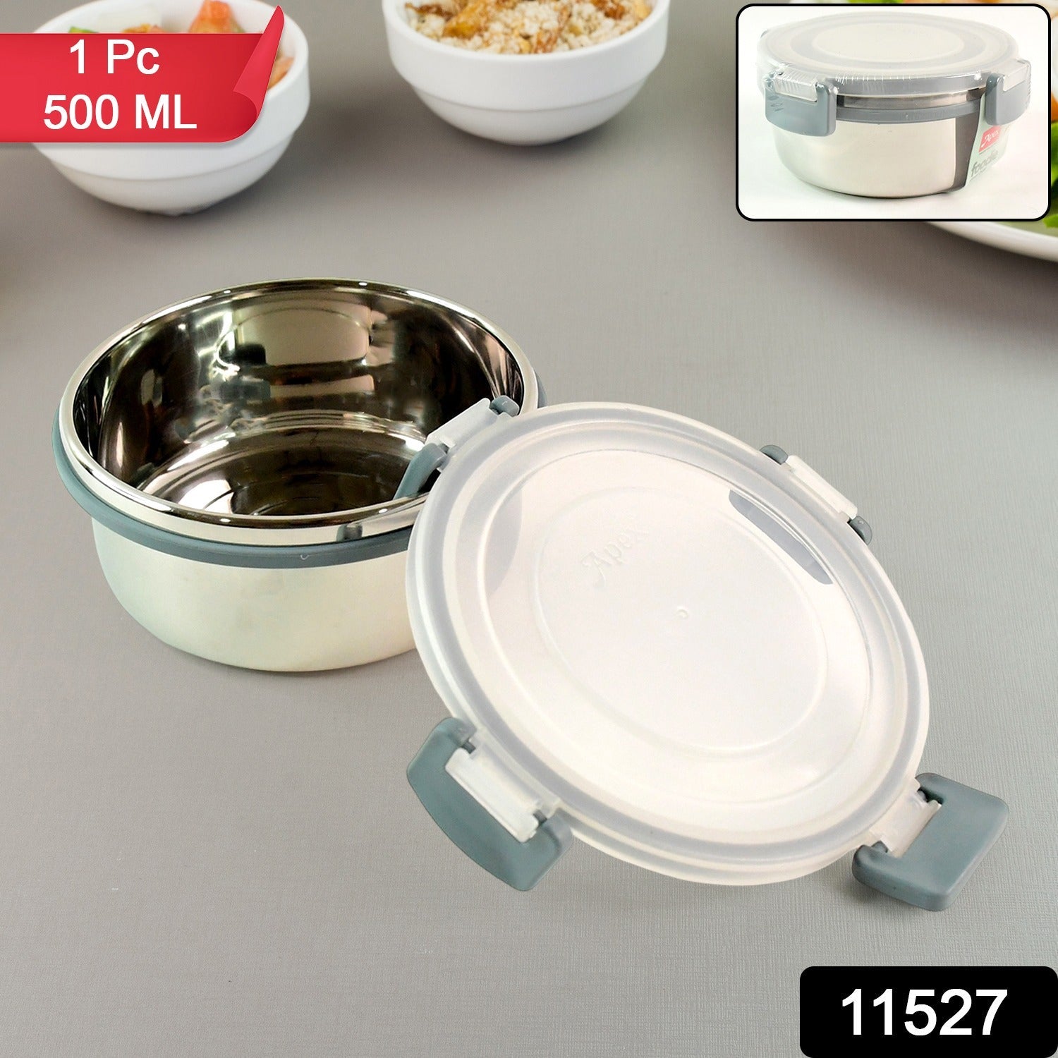 Airtight Food Storage Container 500 ml – Leakproof & Durable Secondary image