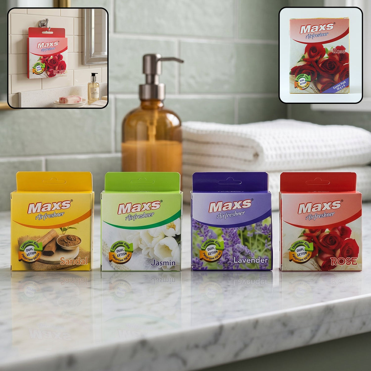 Maxs Air Freshener solid fragrance blocks for freshening spaces Main image