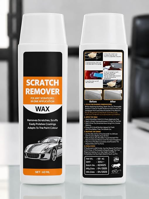 Car Scratch Removal Wax (Pack of 2) Secondary image