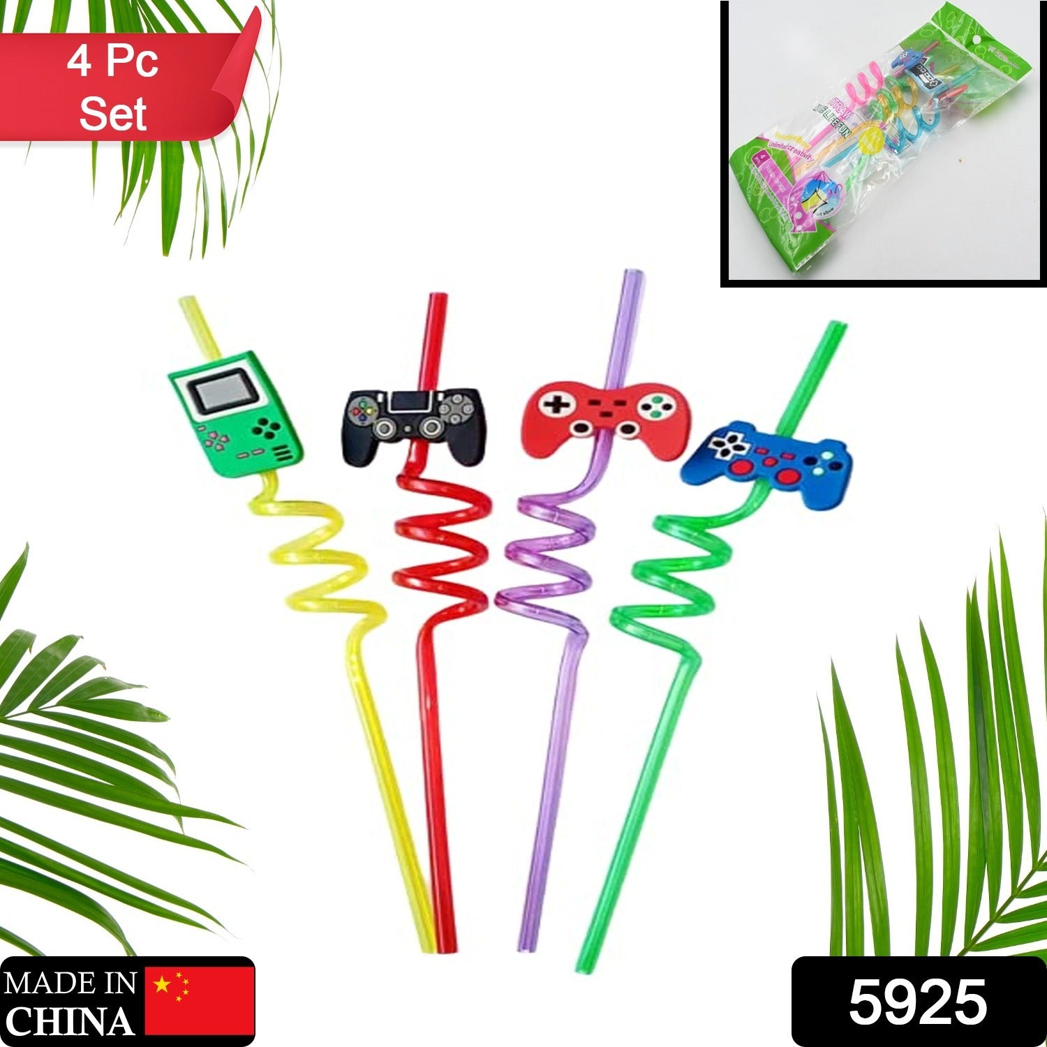Reusable Truck Drinking Straws – Fun Kids' Party Set | ChillPour Secondary image