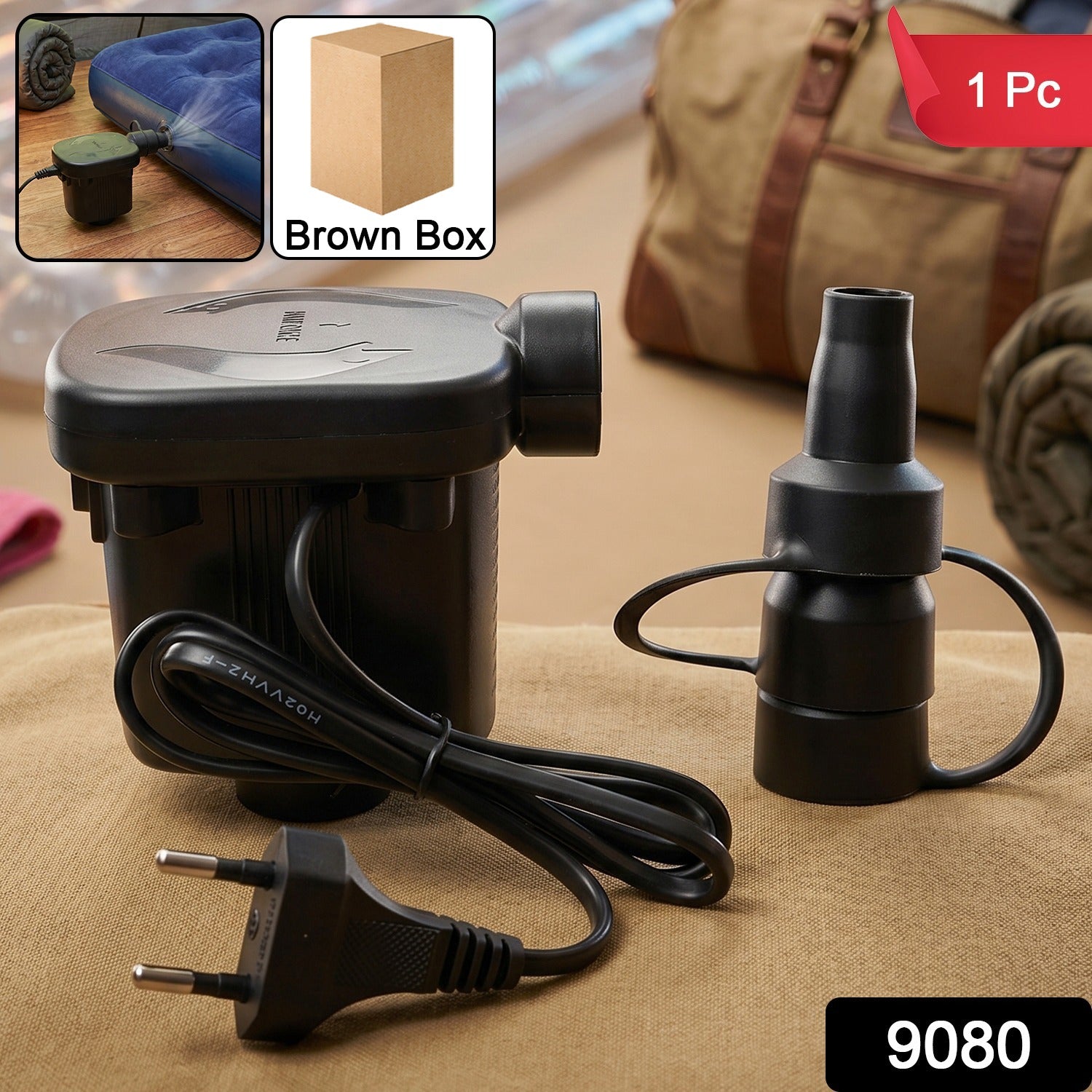 Electric Air Pump Fast Inflator Deflator for Inflatables Secondary image