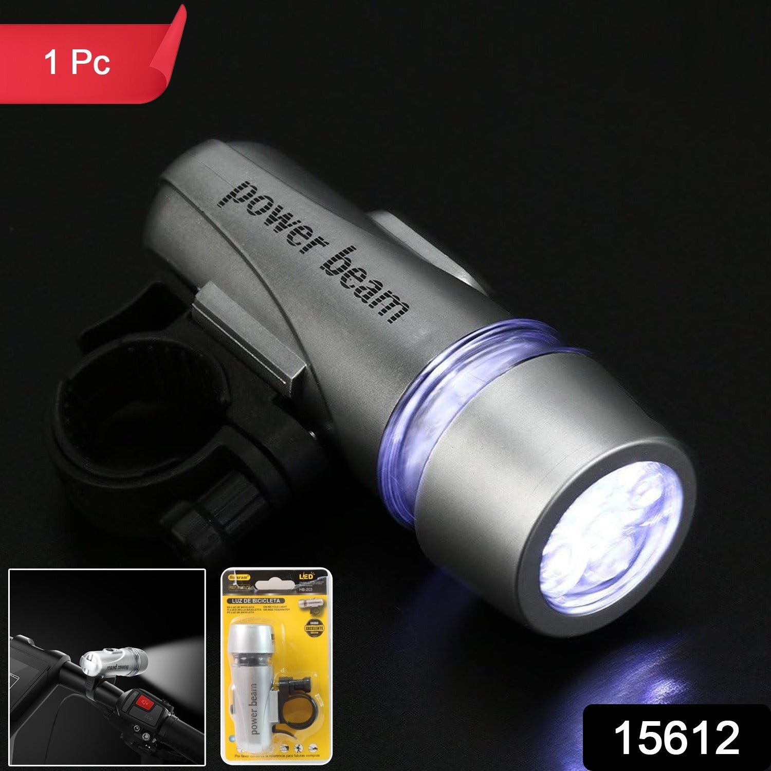 Bicycle Headlight – Bright LED for Safe Night Cycling in India Secondary image