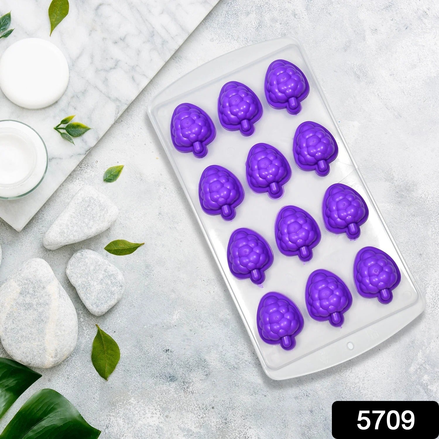 Silicone Ice Cube Tray – Flexible Fruit Shape Mold for Drinks | Indo Glow Secondary image