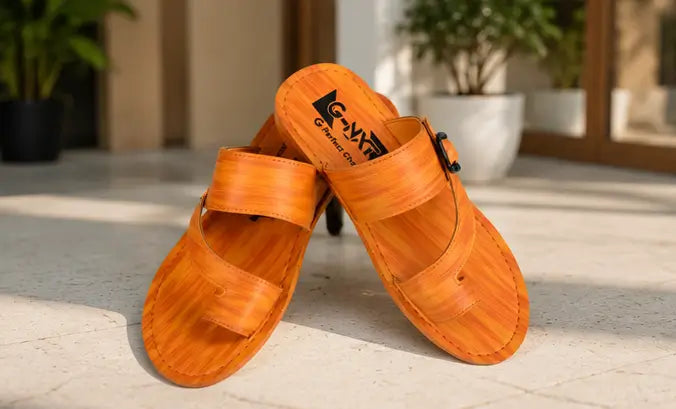 Men's Printed Flip Flops & Buckle Slippers – Lightweight Comfortable Rubber Sole Casual Sandals