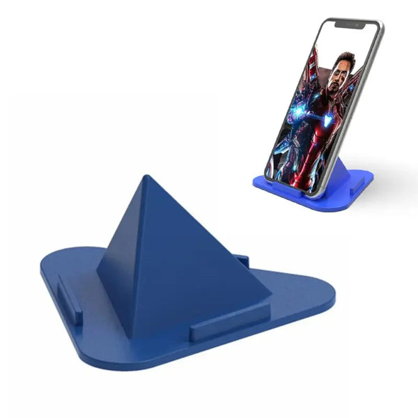 Mobile Phone Stand Combo Set – Foldable Desk Stand with Cable Organizer Clips & USB Charging Cable