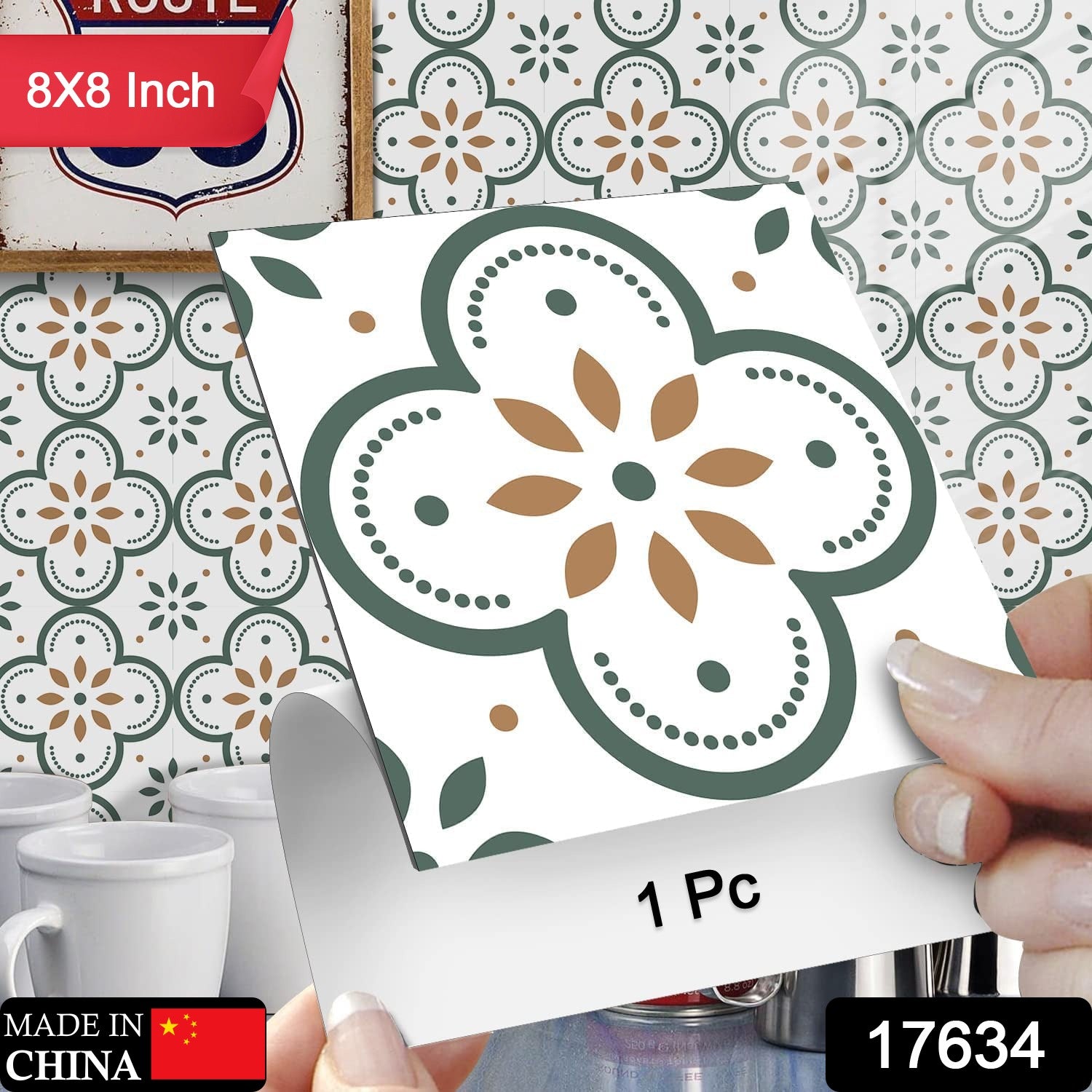 Peel and Stick Tiles – Waterproof DIY Wall & Floor Decals | Bathora Secondary image