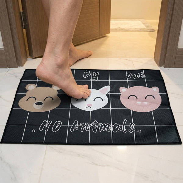 Anti-skid printed mats suitable for kitchen and hallway