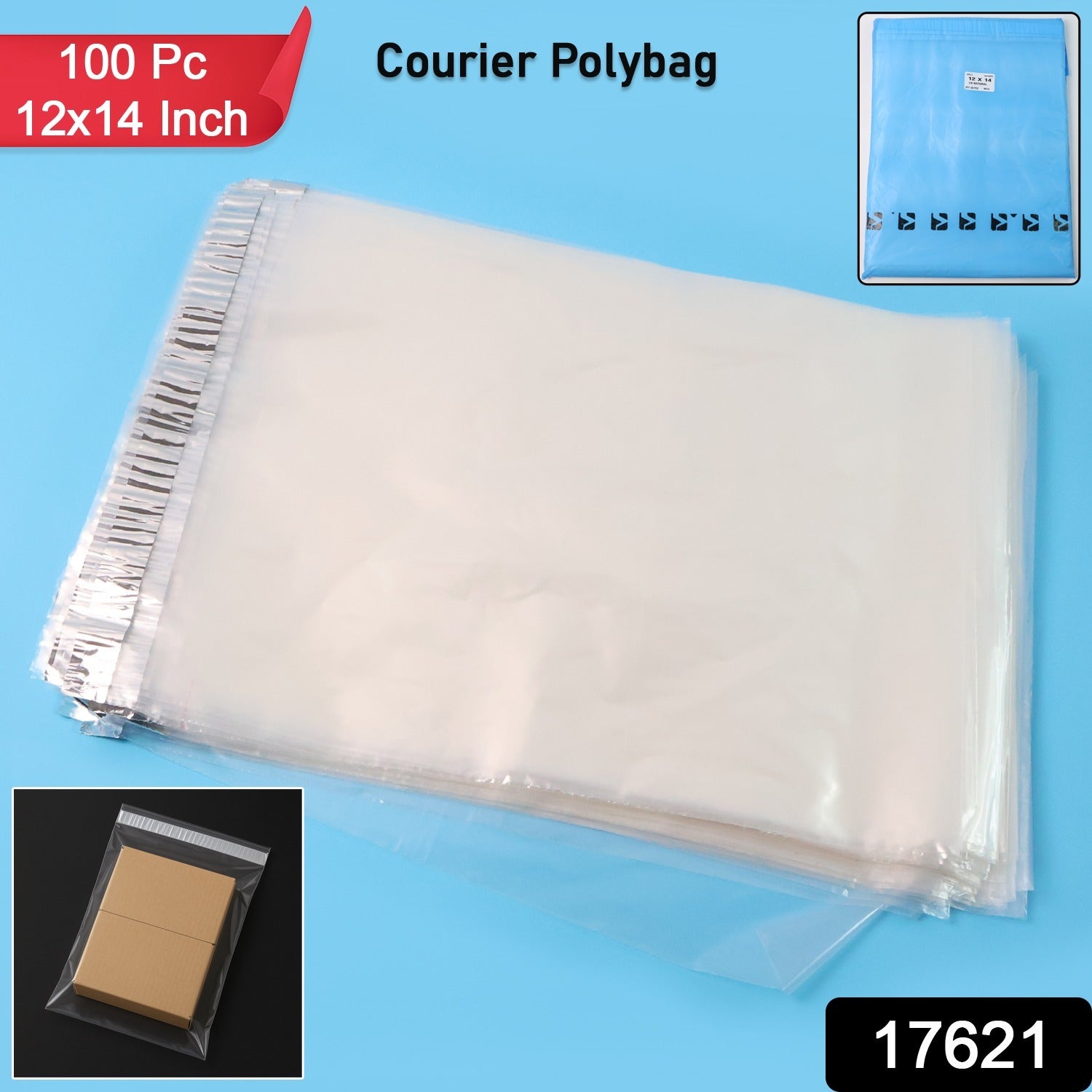 Courier Polybags 12x14 Inch – Secure Self-Adhesive Shipping Bags Secondary image