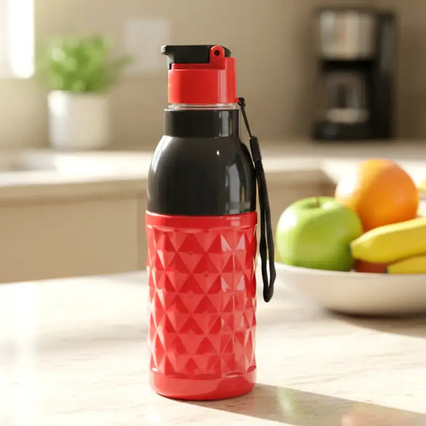 400 ML Sports Water Bottle – Leakproof Flip Top Lid with Carry Strap for Gym, Running & Travel