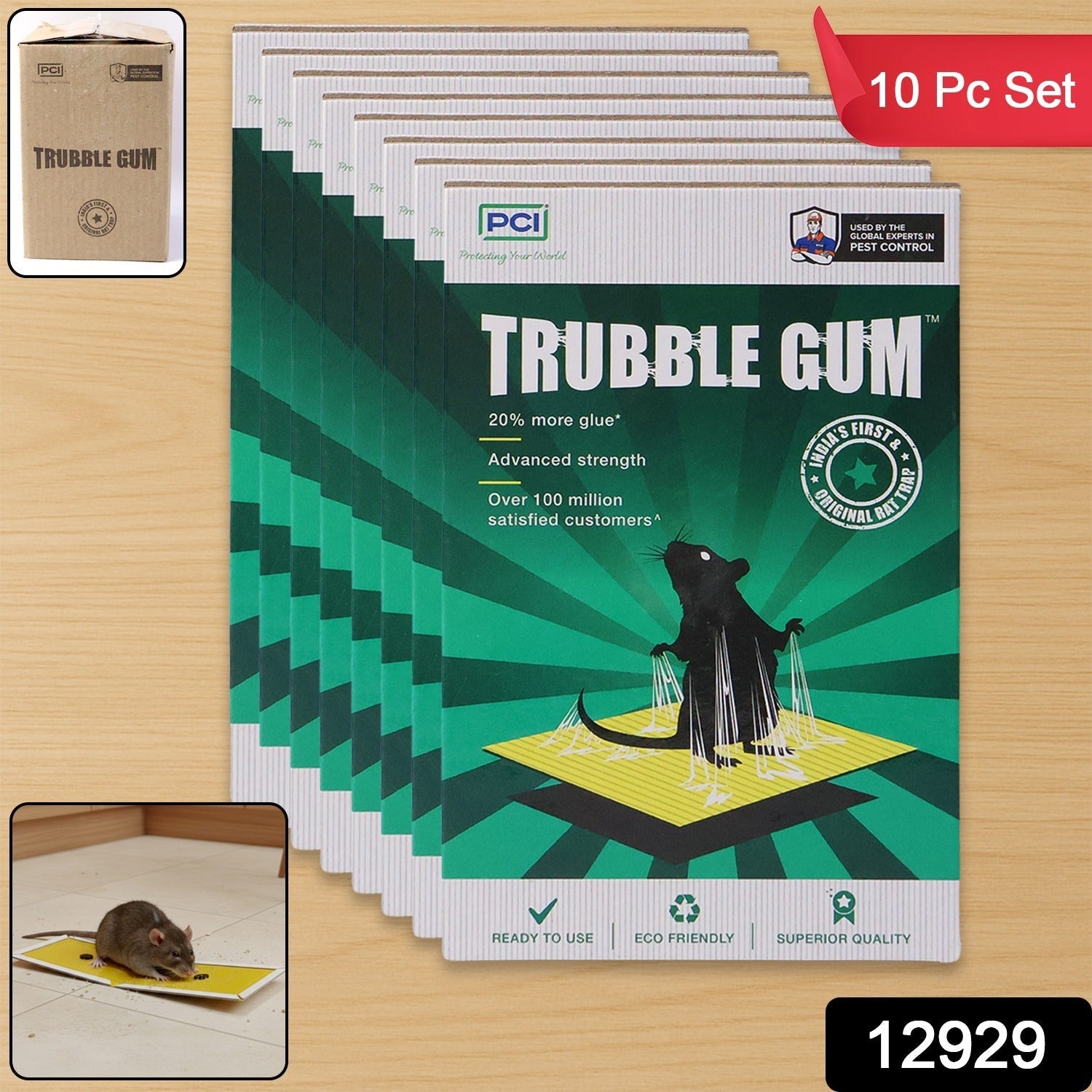 Cardboard Mouse Trap – Small Size Glue Trap for Effective Rodent Control Secondary image