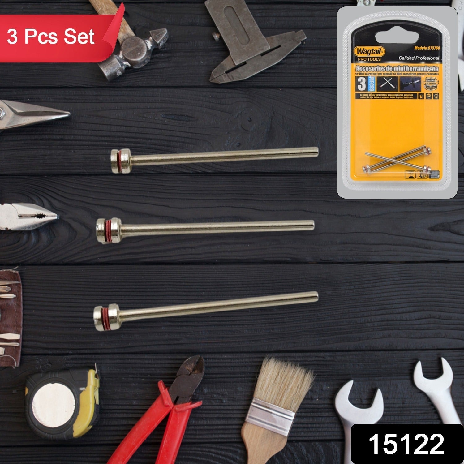 Cut-Off Wheel Mandrels – 3 Pcs Set for Rotary Tools & More | Cisora Secondary image