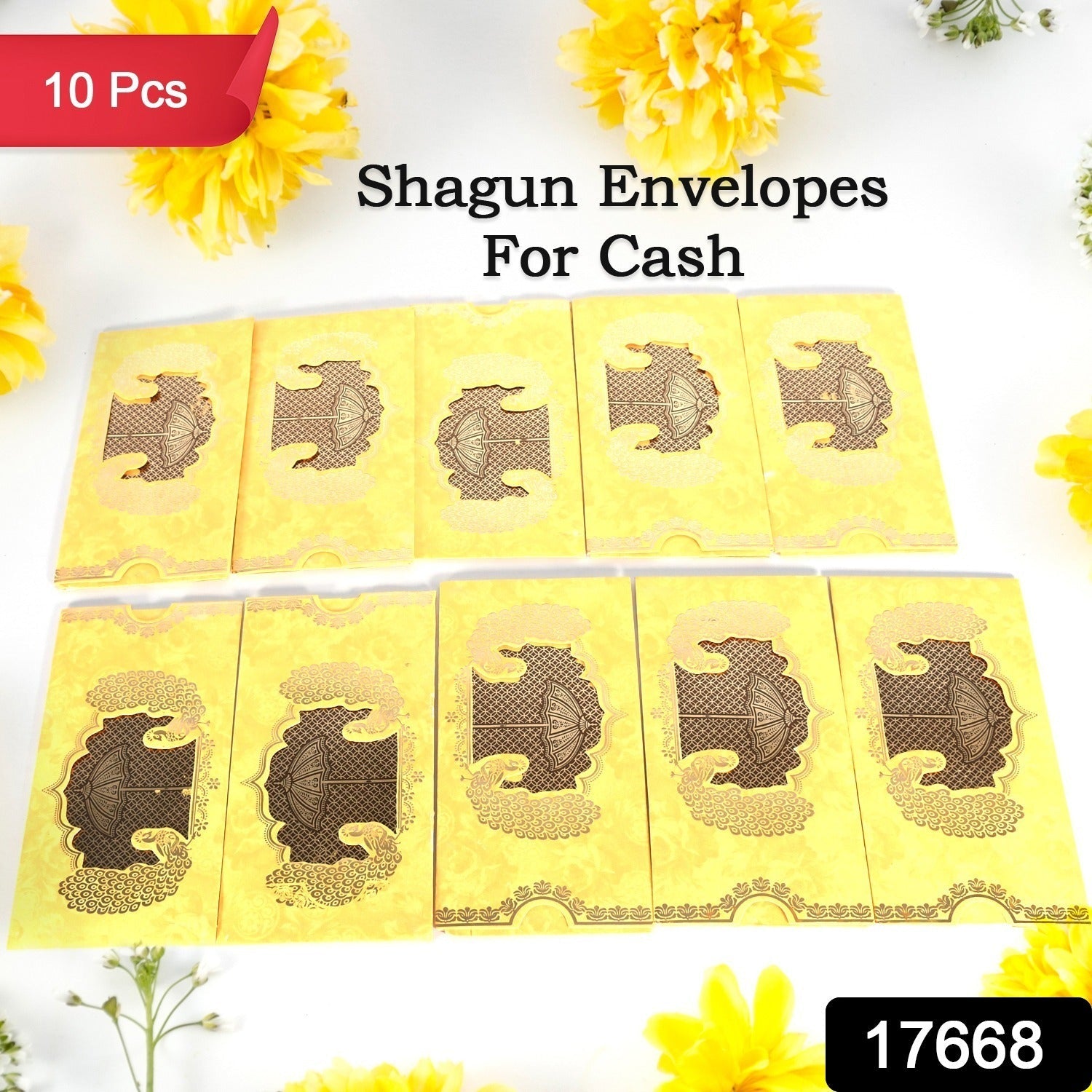 Shagun Envelopes – Premium Cash Gift Set (10 Pcs) | Mist & Relax Secondary image