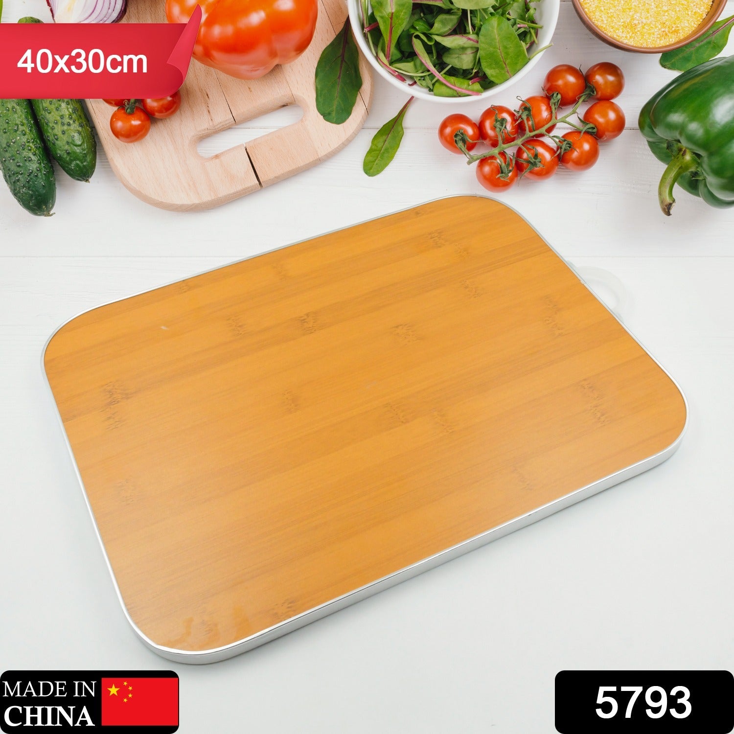 Bamboo Cutting Board – Large, Durable & Knife-Friendly | Cisora Secondary image