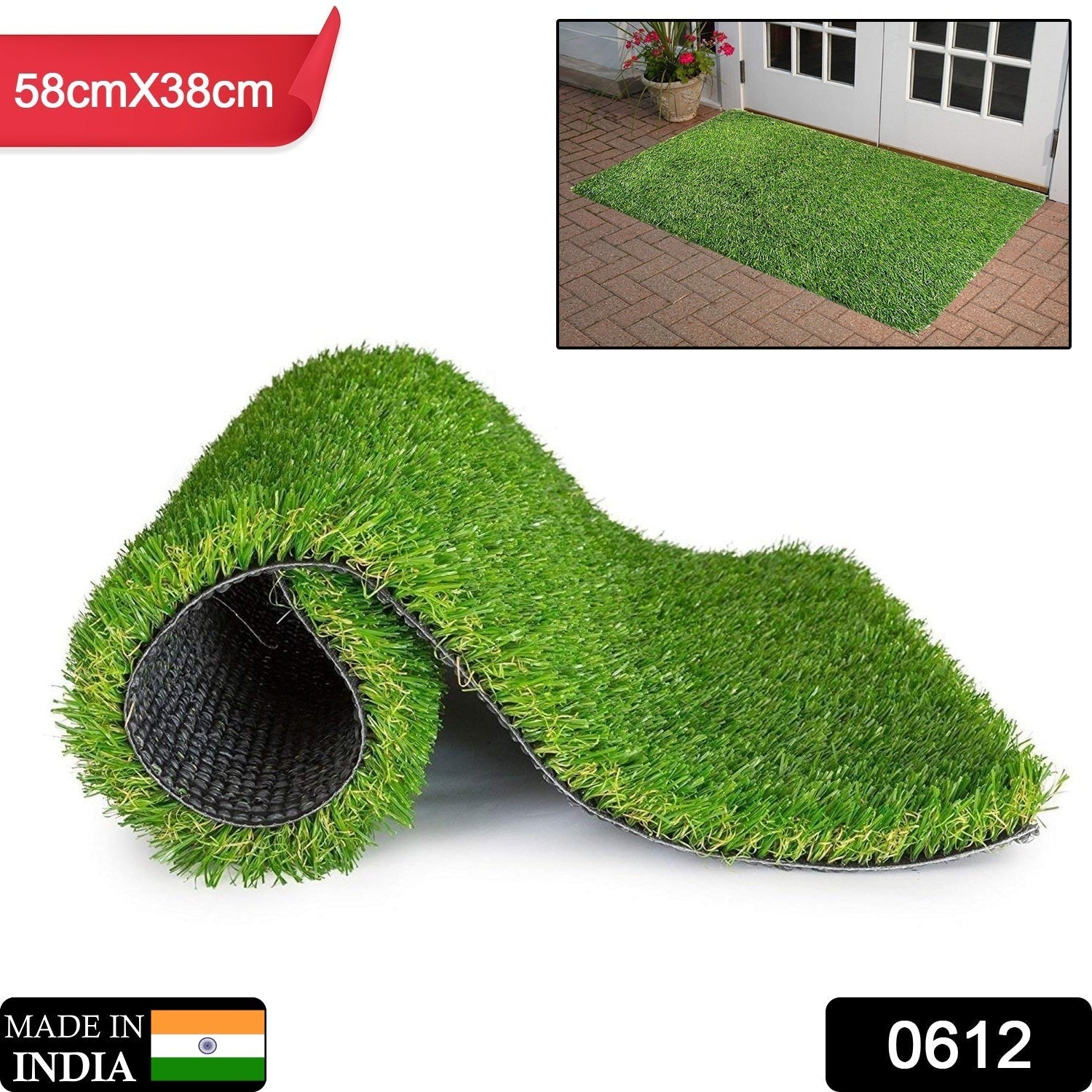 Artificial Grass Mat – Durable Balcony & Doormat Turf | Styleva Secondary image