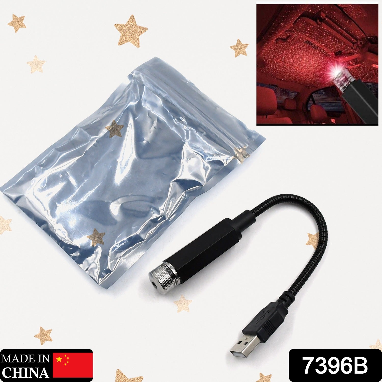 USB Star Projector – Romantic Car & Home Galaxy Light | Secondary image