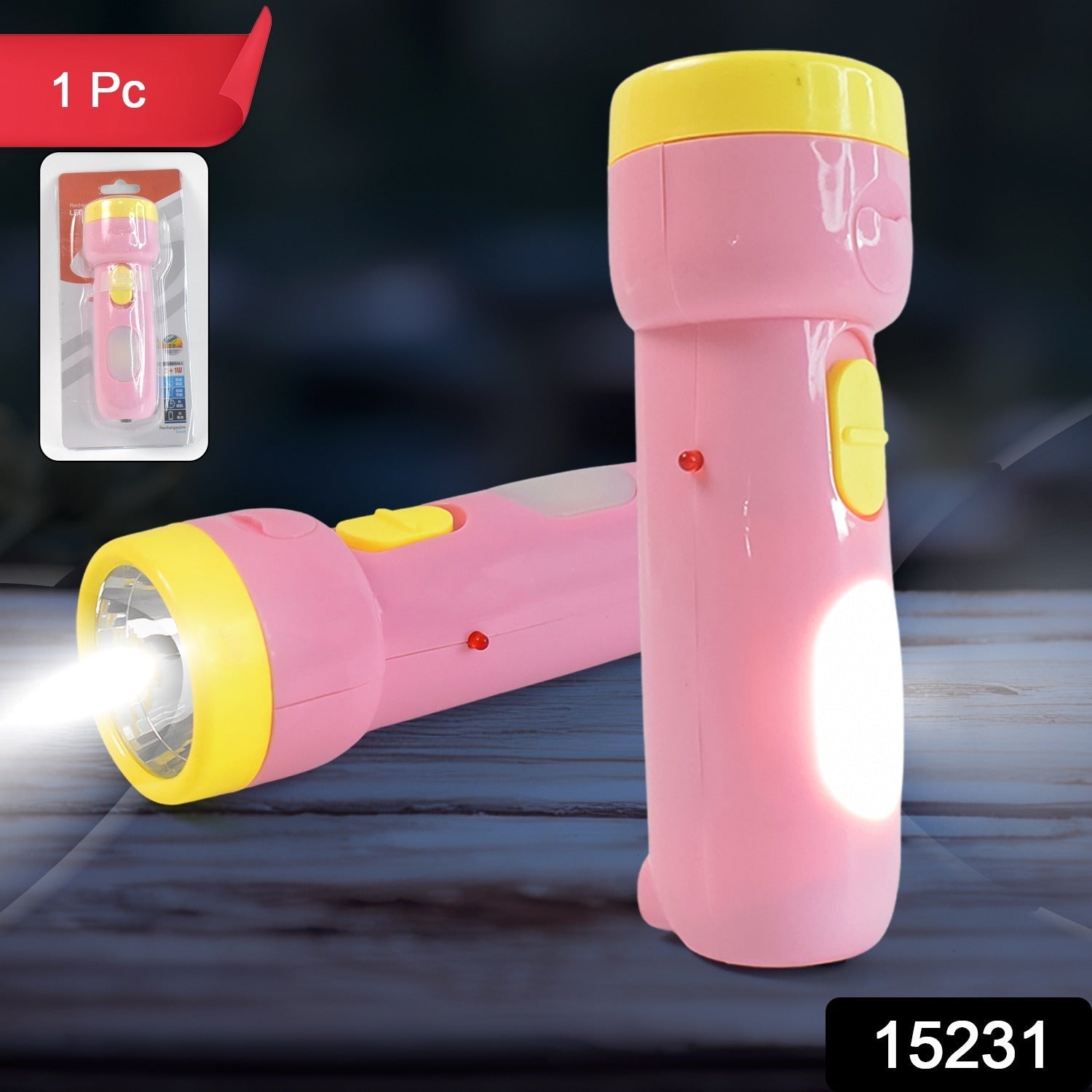 Rechargeable LED Torchlight – Compact Bright Portable Light Secondary image