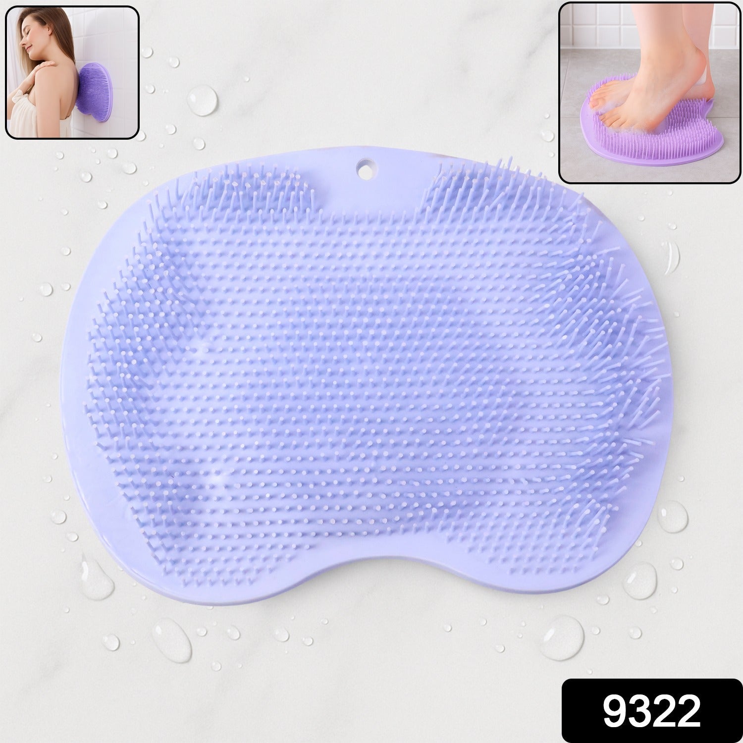 Silicone Bath Massage Cushion – Suction Cup Foot Scrubber Mat Secondary image