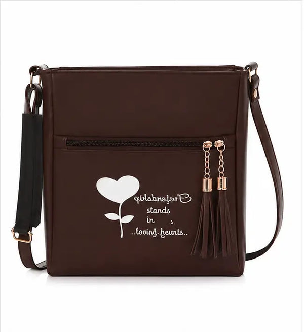 Women's Printed PU Leather Sling Bag | Stylish Crossbody Shoulder Bag for Daily Use