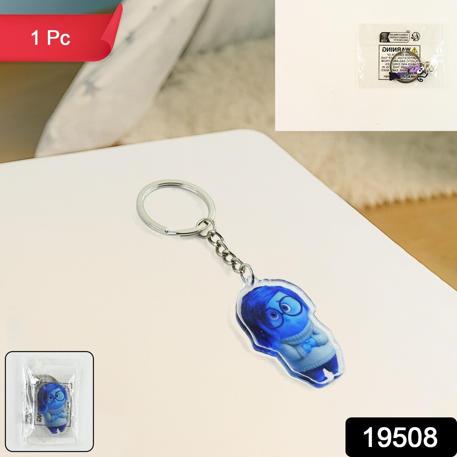 Cartoon Character Acrylic Keychain – Durable & Vibrant Design Secondary image