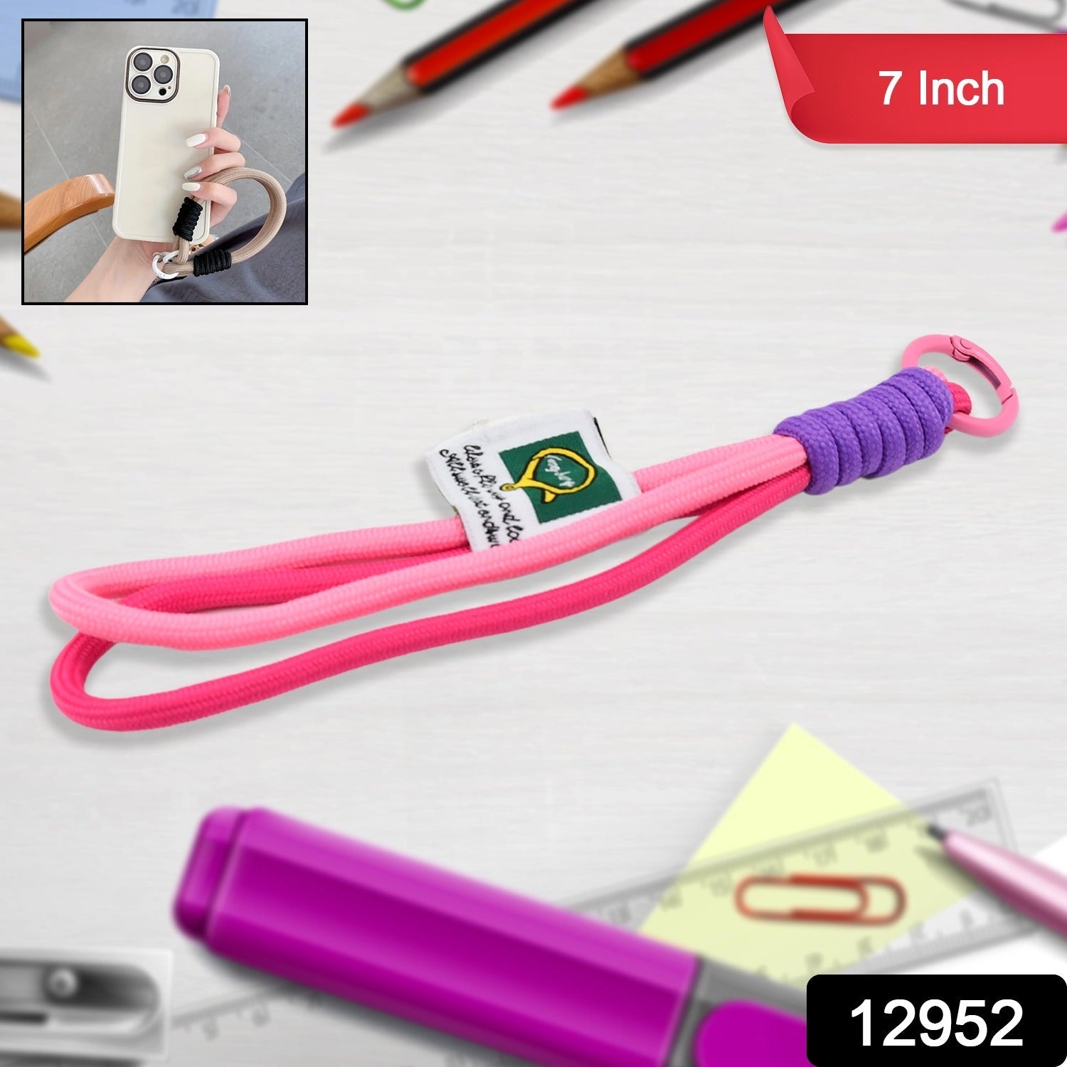 Phone Wrist Strap – Multi-Colour Lanyard for Mobile | XcelCraft Secondary image
