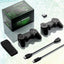 Wireless Gaming Console stick and two 2.4GHz controllers for dual player gaming.