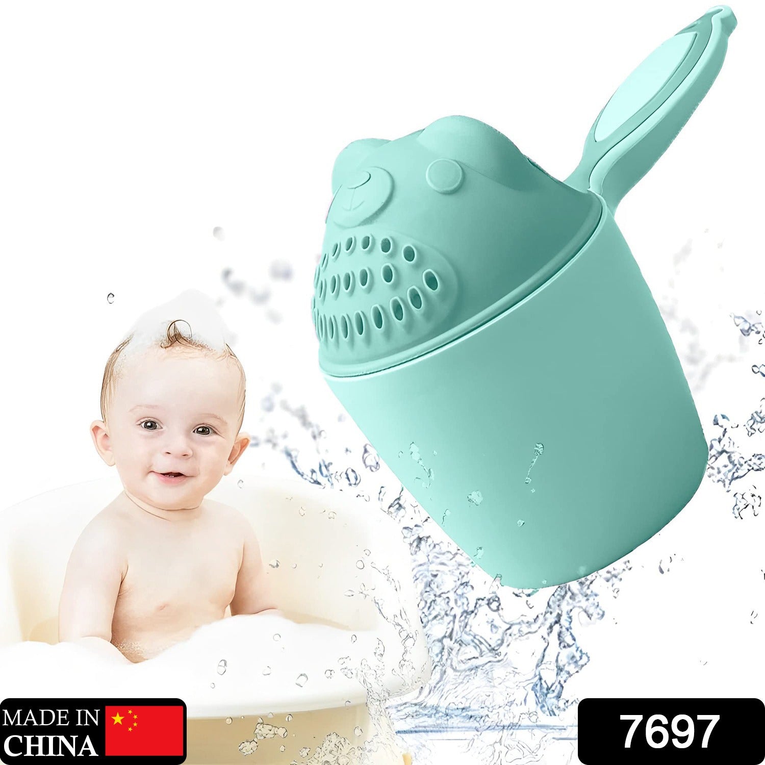 Baby Shampoo Shower Cup – Safe Eye Protection for Kids | Mini Bubbles Secondary image