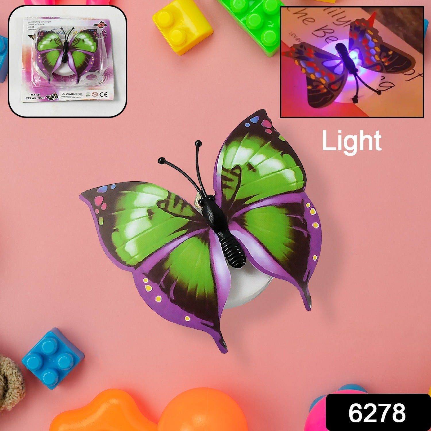 Butterfly 3D Illusion Night Lamp – Soft Multicolor LED Glow Secondary image