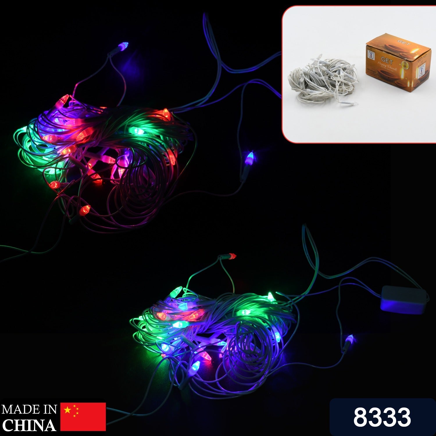 Diwali String Lights – 8M LED Indoor & Outdoor Festive Decor | Giftoiza Secondary image