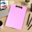 A4 clipboard with hard plastic body and storage compartment suitable for school and office use