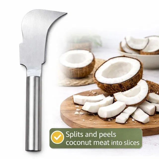 Stainless Steel Coconut Splitter Knife Secondary image