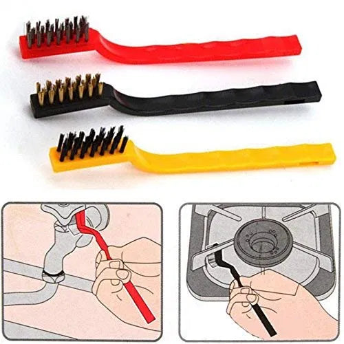 Mini Wire Brush Set for Cleaning Dust Welding Slag and Rust,Gas Stove Smoke Machine Clean Tool Secondary image