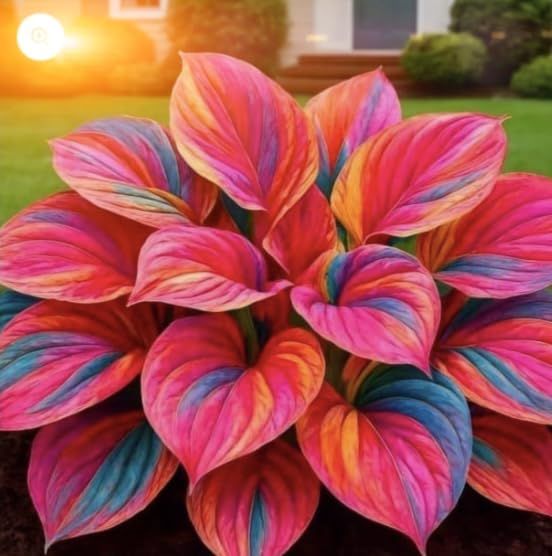 Rare Multicolor Hosta Seed + Plant Growth Serum Free Main image
