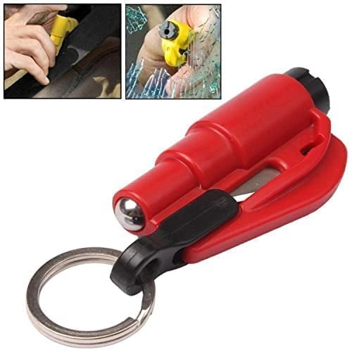 3 in 1 Emergency Mini Safety Hammer Auto Car Window Glass Breaker Seat Belt Cutter Rescue Hammer Main image