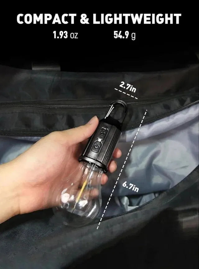 Decorative Hanging Bulb with 3 Modes Tent Lamp for Camping Pac of 2 Secondary image