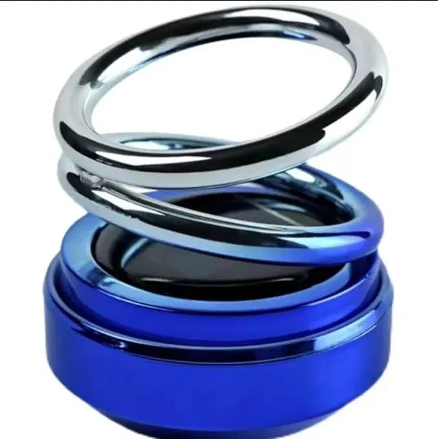 Metallic Double Spring Solar Perfume! Enjoy fresh scent and style with the Solar Rotating Dashboard Secondary image
