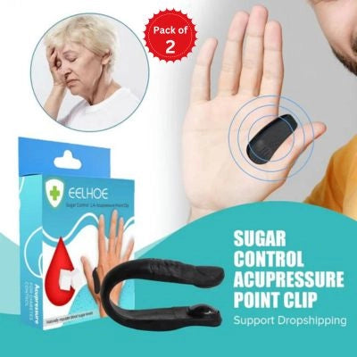 Sugar Control LI4 Acupressure Point Clip - Wearable Hand Massager-(Pack of 2) Main image