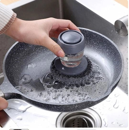 2 In 1 Liquid Soap Dispensing Brush (Pack of 2) Main image
