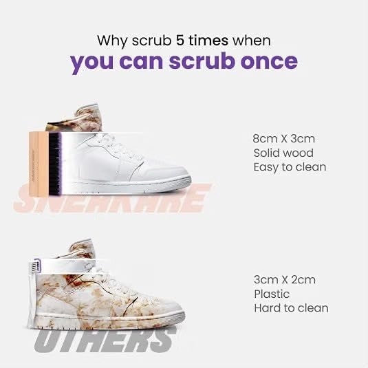 Shoe Cleaner Foam 150ml for All Types of Shoes | Sneaker Cleaning Foam for Leather, Suede, Canvas, Sports & Mesh Shoes | Dirt & Stain Removal Solution Secondary image