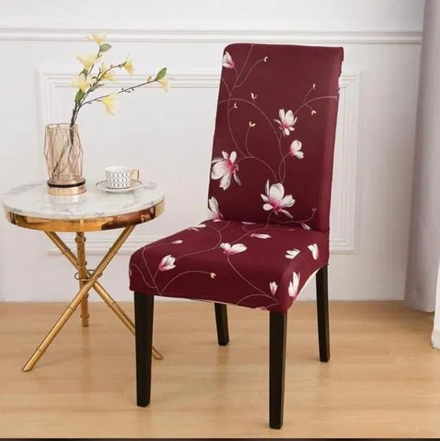 Floral Printed Dining Chair Covers Set of 2 Main image