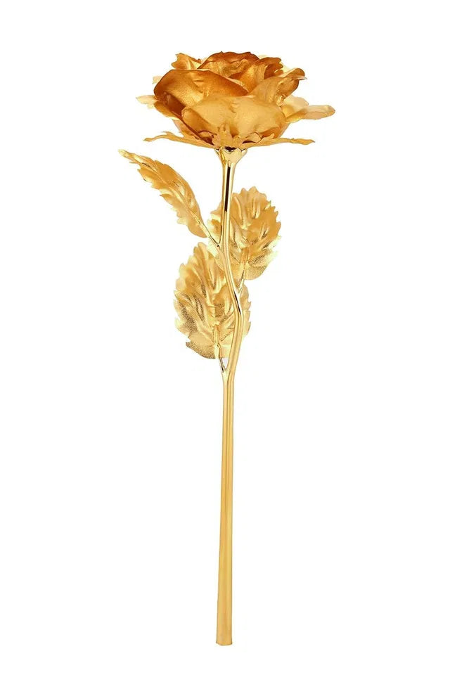 Tekcool Decorative 24K Golden Artificial Rose Secondary image