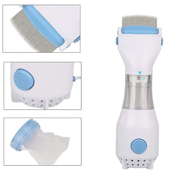 Electrical Chemical Free Head Lice Treatment Removal Comb (Pack of 1) Secondary image
