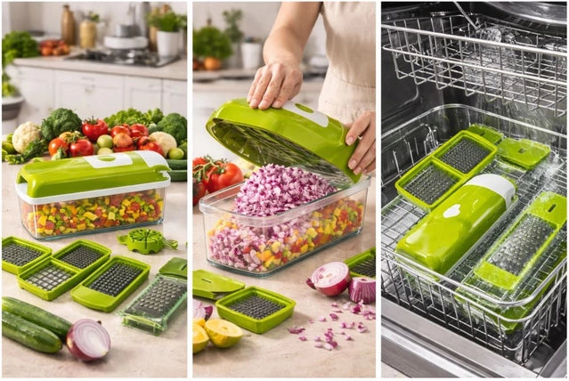 12 in 1 Multi-Purpose Vegetable and Fruit Chopper Secondary image
