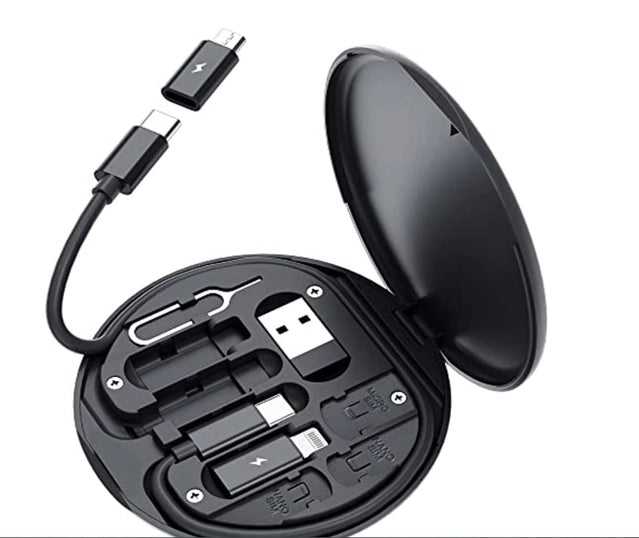 Mini Multi-Functional Fast Charging Data Cable Set (Pack of 1) Main image