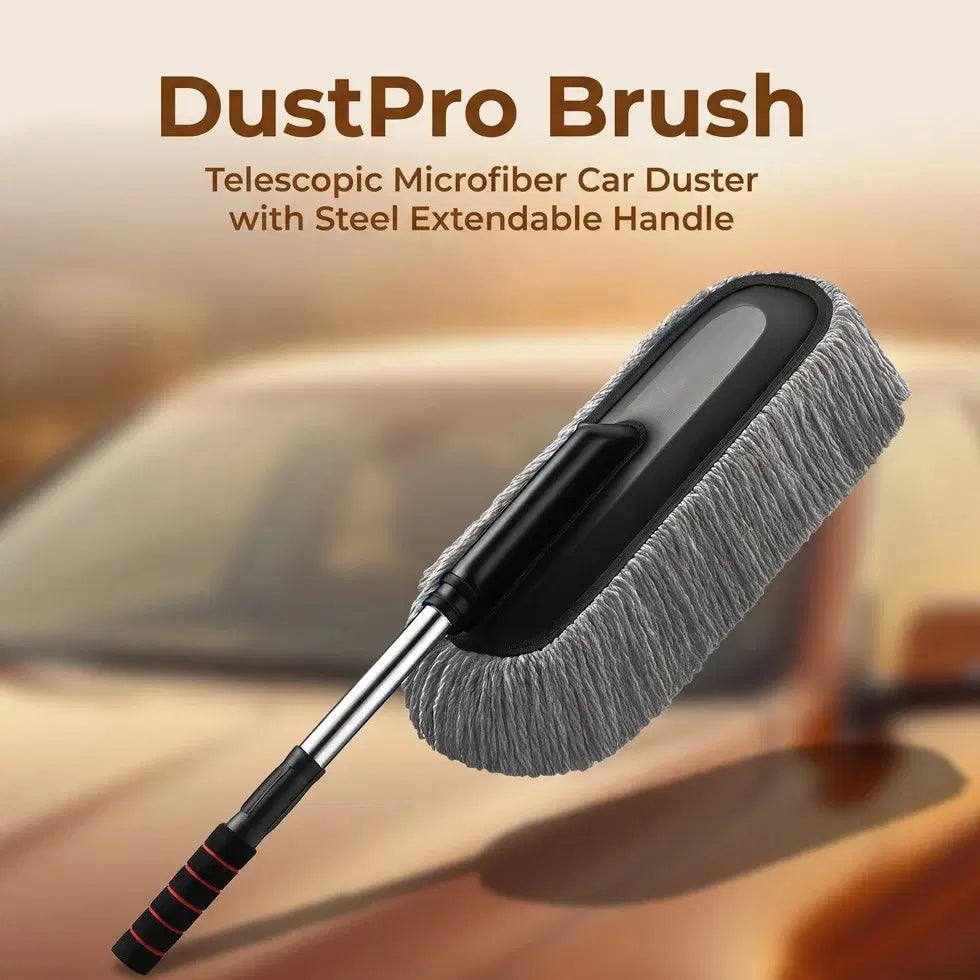 Microfiber Car Duster with Steel Extendable Handle (Pack of 1) Main image