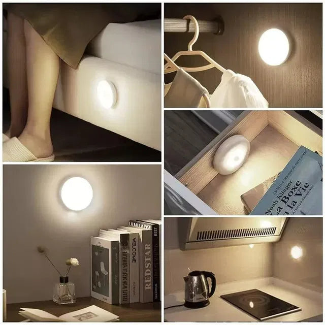 Motion Sensor Light for Home with USB Charging Wireless LED Night Light ( Pack of 2) Secondary image
