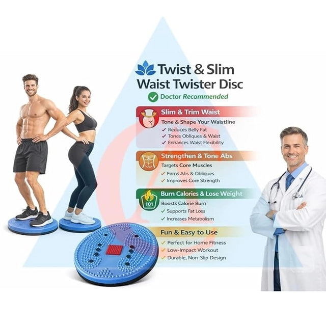 Twist & Slim Waist Twister Disc, Abdominal Exerciser, Body Toner, Fat Burner Secondary image