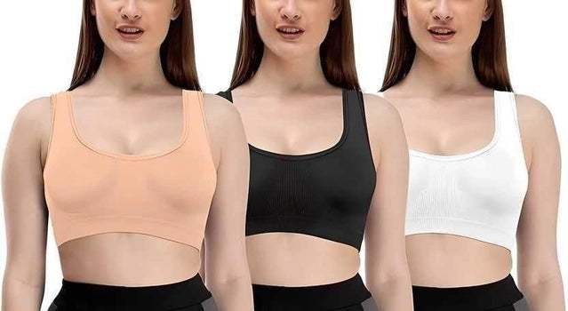 Womens Multicolor Air Bra (Pack of 3) Main image